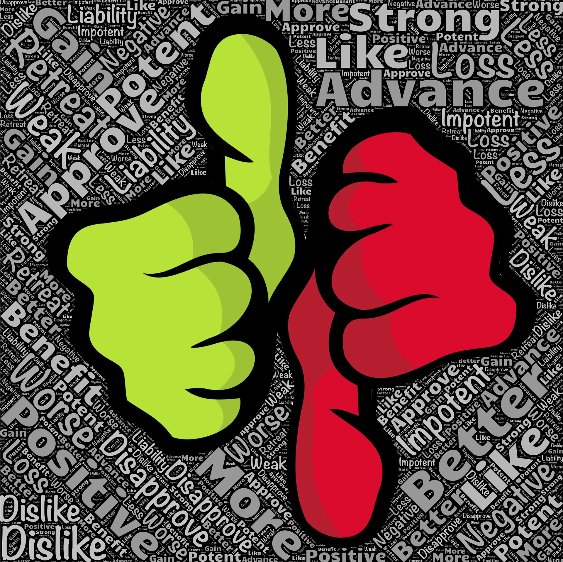 thumbs down